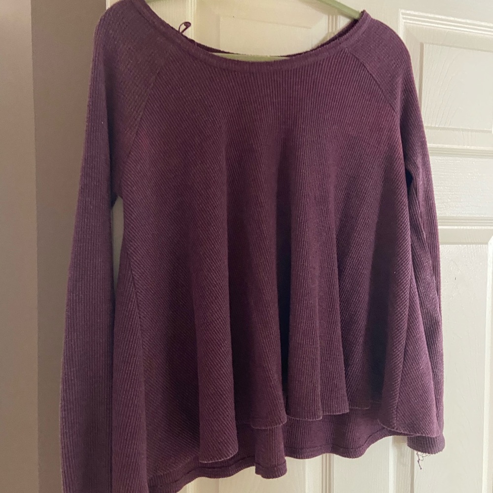 Free people waffle shirt